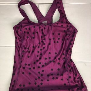Nike Dri-Fit Polka Dot Athletic Wear Tank Top S